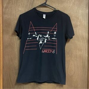 Maroon 5 Concert Tour Short Sleeve Shirt Small